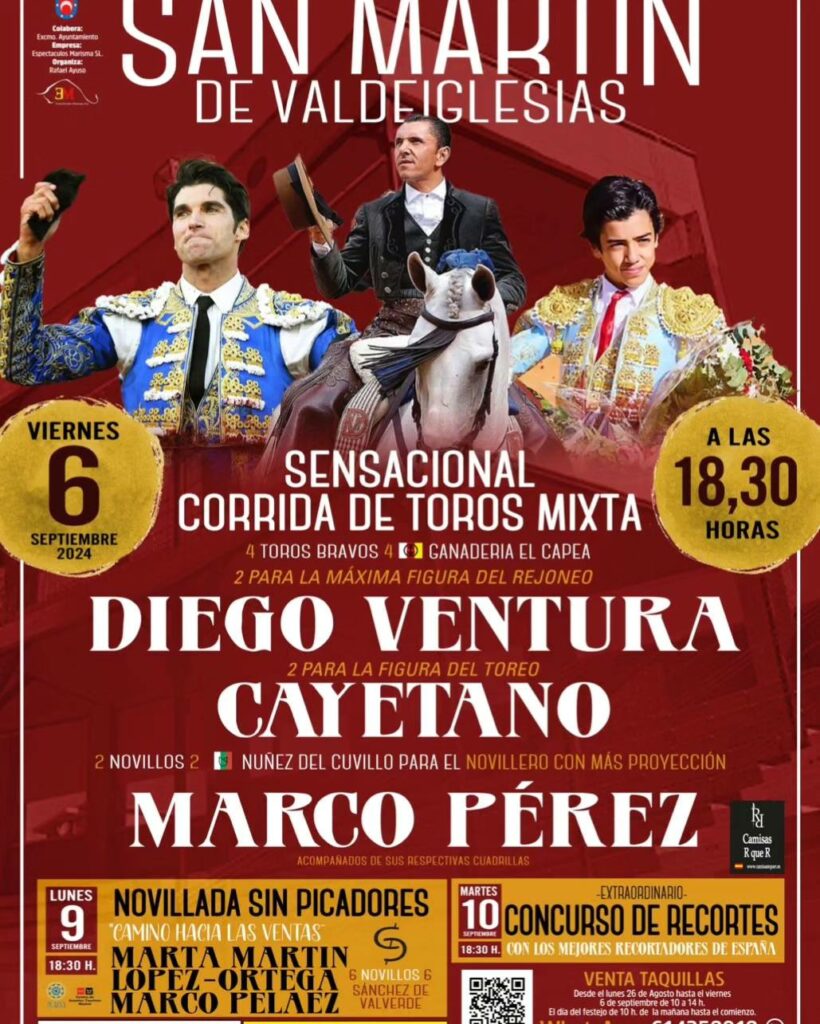 Cartel anunciador Feria Taurina