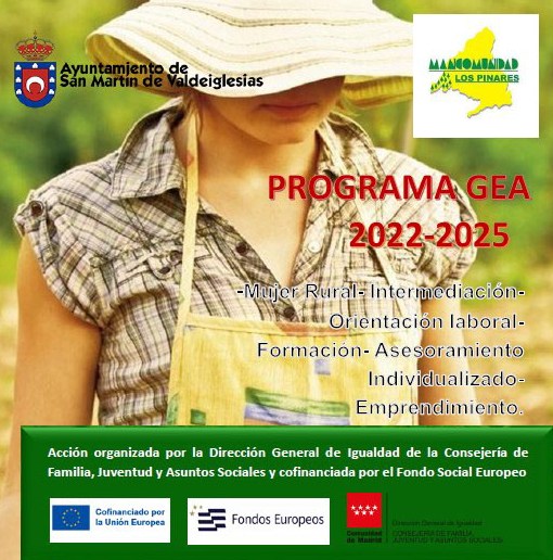 Cartel no informativo programa GEA